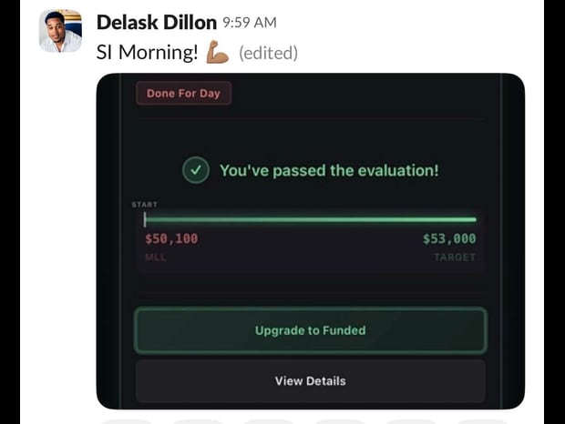 Member result — eval passed